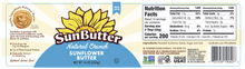Load image into Gallery viewer, Natural Crunch SunButter® Sunflower Butter