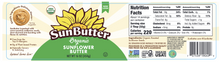 Load image into Gallery viewer, Organic SunButter® Sunflower Butter
